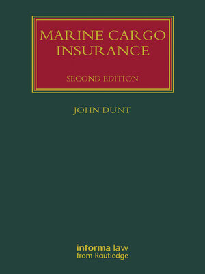 cover image of Marine Cargo Insurance